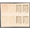Image 1 : Colonial Currency, RI. May 1786. Full Uncut Double-Sheet. Gem Crisp Uncirculated