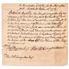 Image 1 : 1776 Revolutionary War Document Peter R. Livingston-David Gelston for Privateer