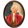 Image 2 : c. 1880s Quality Miniature Watercolor Portrait of President George Washington