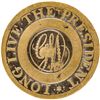 Image 1 : George Washington Inaugural Button LONG LIVE THE PRESIDENT Heavy Dot Script GW