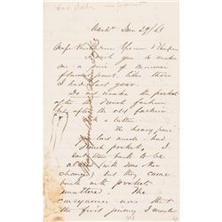 1863 Civil War General & Chief Engineer of the Army JOHN GROSS BARNARD ALS