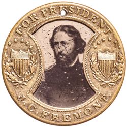 1864 J C FREMONT-JOHN COCHRANE Presidential Campaign JOHN GAULT Design Ferrotype
