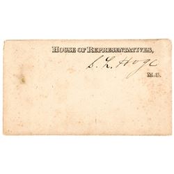 Congressional Gallery Admission Card Set, Counting the Vote for President & VP!