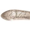 Image 4 : c. 1780 EPHRAIM BRASHER Engraved Double Punch Hallmarked EB Silver Table Spoon