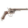 Image 1 : Civil War Era French Import E. Le Faucheux Pin Fire Revolver + Original Holster
