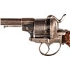 Image 4 : Civil War Era French Import E. Le Faucheux Pin Fire Revolver + Original Holster
