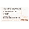 Image 5 : 1783 Nova Constellatio Copper, CONSTELATIO, NGC graded VF-35