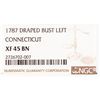 Image 5 : 1787 Connecticut Copper Draped Bust Left Choice Grade of NGC XF-45 BN