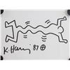Image 1 : Keith Haring American Pop Art Ink on Paper "87"