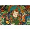 Image 3 : Tibetan Tanka Style of Dhrtarastra Print on Fabric
