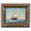 Image 2 : Artist Signed Canadian Oil on Panel Sail Boat