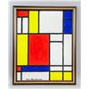 Image 2 : Piet Mondrian Dutch De Stijl Oil on Canvas Signed