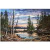 Image 2 : Canadian Oil on Board Landscape George Fletcher