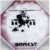 Image 2 : Banksy Spray Painted Metal Stop Sign
