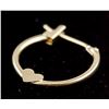 Image 2 : A Pair of 14K Gold Hoop Earrings