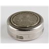 Image 8 : Japanese Silver Coin Case w/ Two Coins