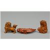 Image 2 : 19th Century Three (3) Japanese Boxwood Netsuke