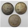 Image 1 : 3-MORGAN SILVER DOLLARS 1901-O, '02-O, & '04-O