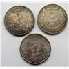 Image 2 : 3-MORGAN SILVER DOLLARS 1901-O, '02-O, & '04-O