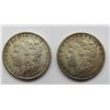 Image 1 : 2- 1899-O MORGAN SILVER DOLLARS AU/BU