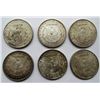Image 2 : 6-MORGAN SILVER DOLLARS:  1885-1890
