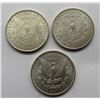 Image 2 : 3-1883-O MORGAN SILVER DOLLARS