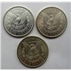 Image 2 : 3-1884-O MORGAN SILVER DOLLARS