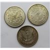 Image 2 : 3-1921 PDS SILVER MORGAN DOLLARS