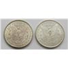 Image 2 : 2-BU MORGAN DOLLARS:  1884-O & 1885-O