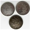 Image 1 : 3 - 1878 7 TF MORGAN DOLLARS VG'S