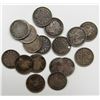 Image 1 : 19 - CANADA SILVER 5c PIECES 1800'S - 1900'S CIRCS