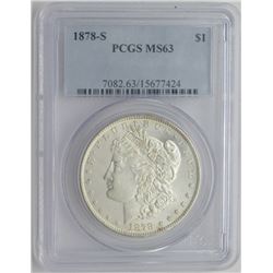 1878-S MS63 PCGS Morgan Silver Dollar $