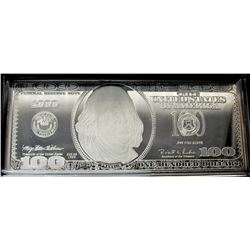 1999 $100 FRANKLIN QUARTER - POUND SILVER