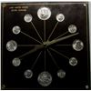 Image 1 : SILVER COINAGE CLOCK - ALL 1964 BU COINS