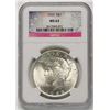 Image 1 : 1923 PEACE DOLLAR NGC MS63