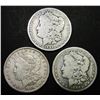 Image 1 : 1886-O, 1889-O, 1896-O MORGAN DOLLARS CIRC