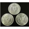 Image 2 : 3-1921 MORGAN DOLLARS CIRC OR BETTER