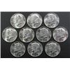Image 1 : 10- 1965 KENNEDY HALF DOLLARS AU/BU