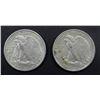 Image 2 : 1936 & 1939 WALKING LIBERTY HALF DOLLARS AU/BU