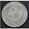 Image 2 : 1853 RAYS/ ARROWS SEATED QUARTER XF/AU