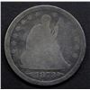 Image 1 : 1873 ARROWS AT DATE SEATED QUARTER- AG
