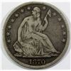 Image 1 : 1870-S SEATED HALF DOLLAR FINE+