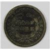 Image 2 : 1837 SEATED HALF DIME- GOOD/VG
