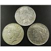 Image 1 : 1922-D, 1923-D, 1926-S PEACE DOLLARS CIRC
