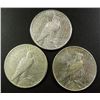 Image 2 : 1922-D, 1923-D, 1926-S PEACE DOLLARS CIRC