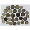 Image 1 : 30-SILVER FOREIGN COINS (ALL SMALL IN SIZE)