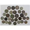 Image 2 : 30-SILVER FOREIGN COINS (ALL SMALL IN SIZE)