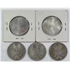 Image 2 : GERMANY 5 MARKS SILVER COIN LOT: