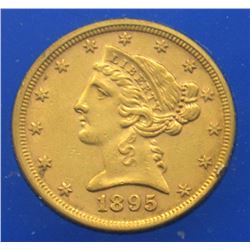 1895-P LIBERTY $5 GOLD HALF EAGLE