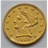 Image 1 : 1904-P LIBERTY $2.5 GOLD QUARTER EAGLE